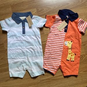2 First Impressions baby one piece 3-6months